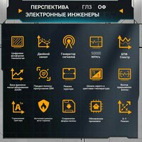 Осциллограф FNIRSI DPOX180H, цифровой осциллограф + генератор сигналов 2 в 1, Синий, 2CH, Частота дискретизации 500 Мбит / с, Полоса пропускания 180 МГц