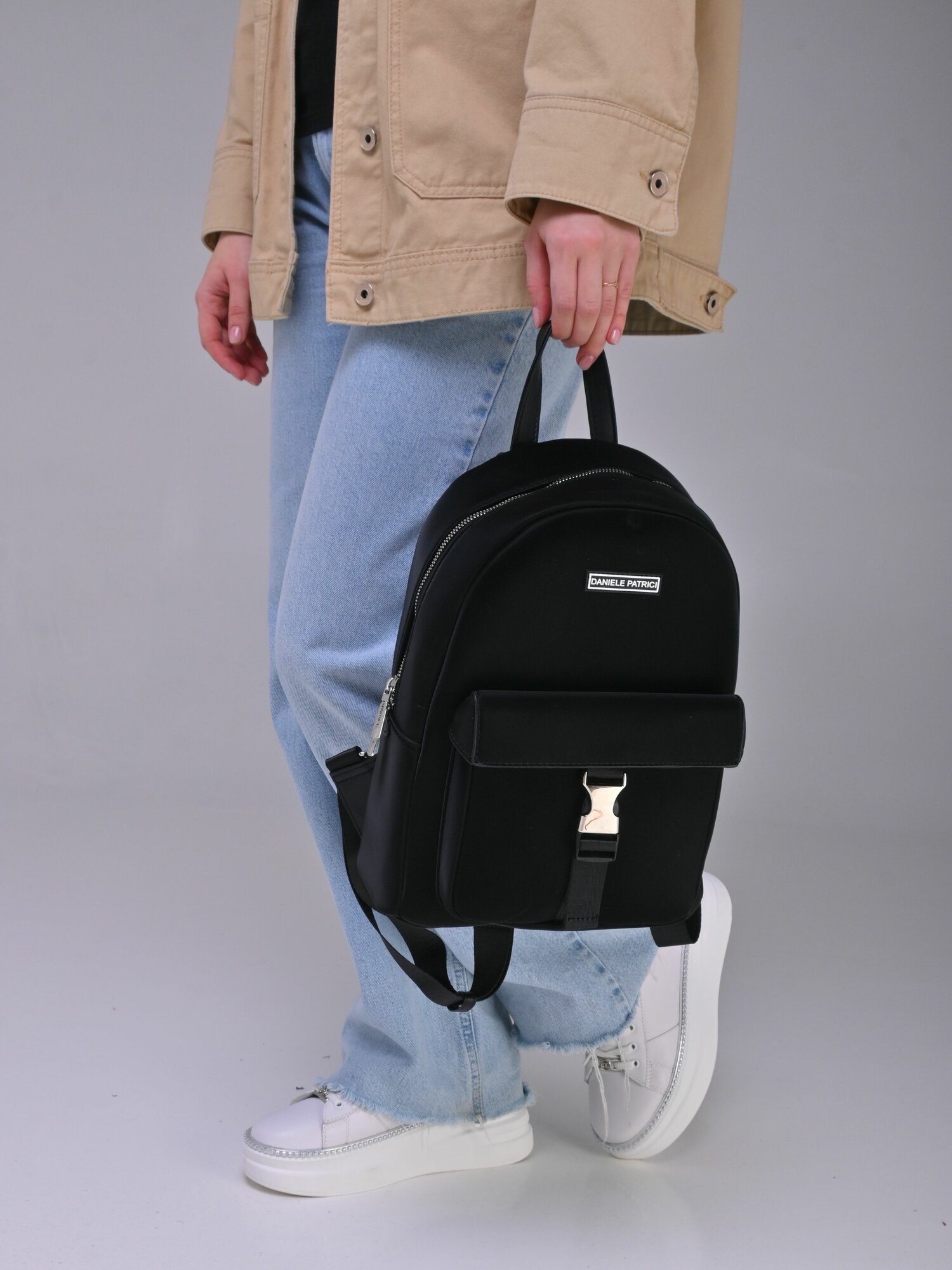 Сумка-рюкзак Daniele Patrici, черный — фото 1