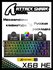 Attack Shark X68he Механическая клавиатура 68 клавиш, Русская рас...