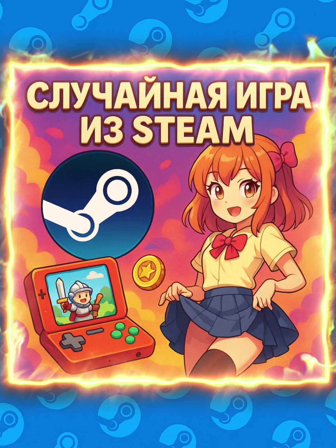Случайная стандартная Игра в Steam - Цифровой Ключ для PC + инструкция по активации в карточке товара — фото 1