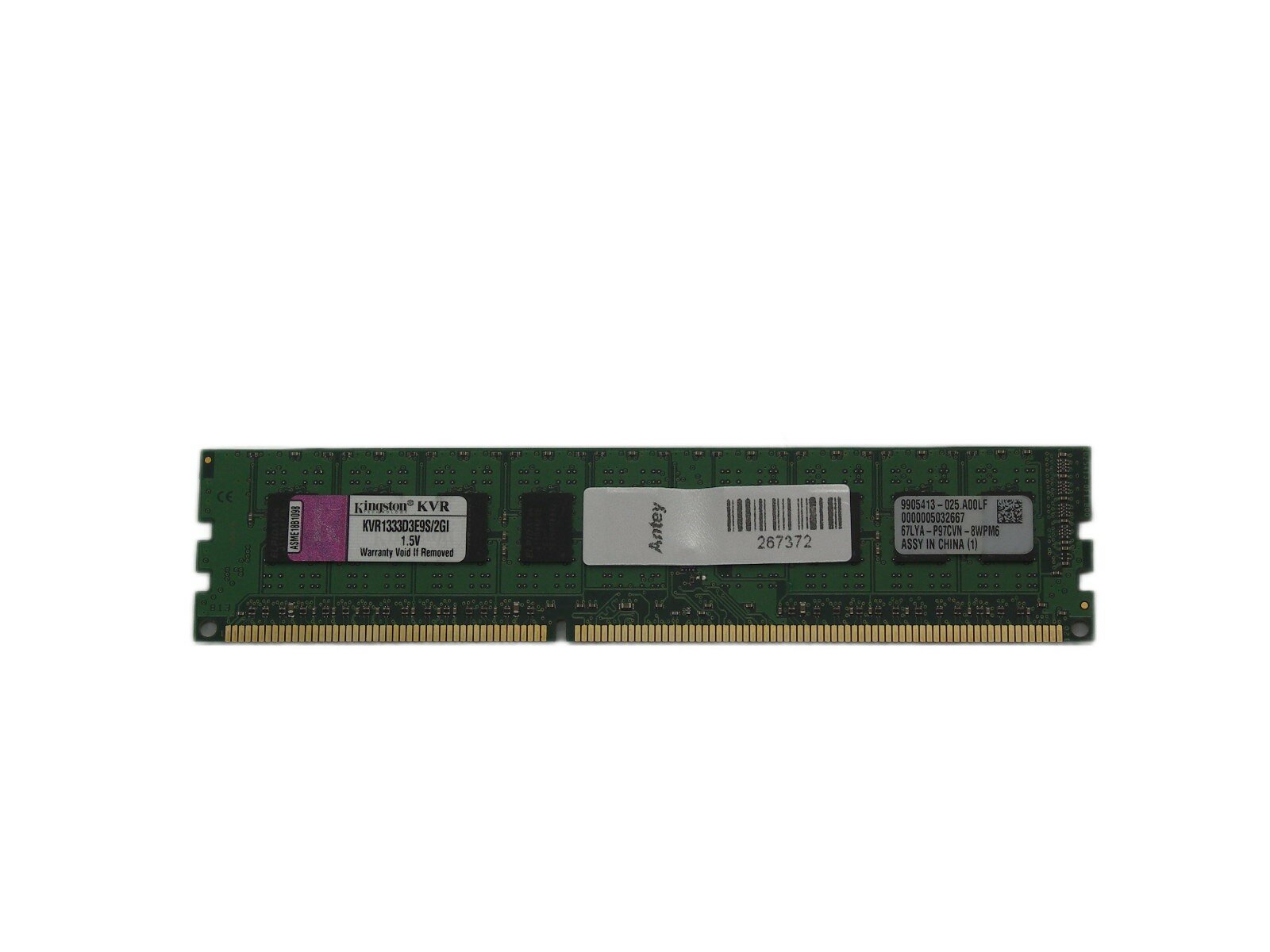 Оперативная память DIMM DDR3 2Gb 1333Mhz PC-10600 Kingston KVR1333D3E9S/2GI