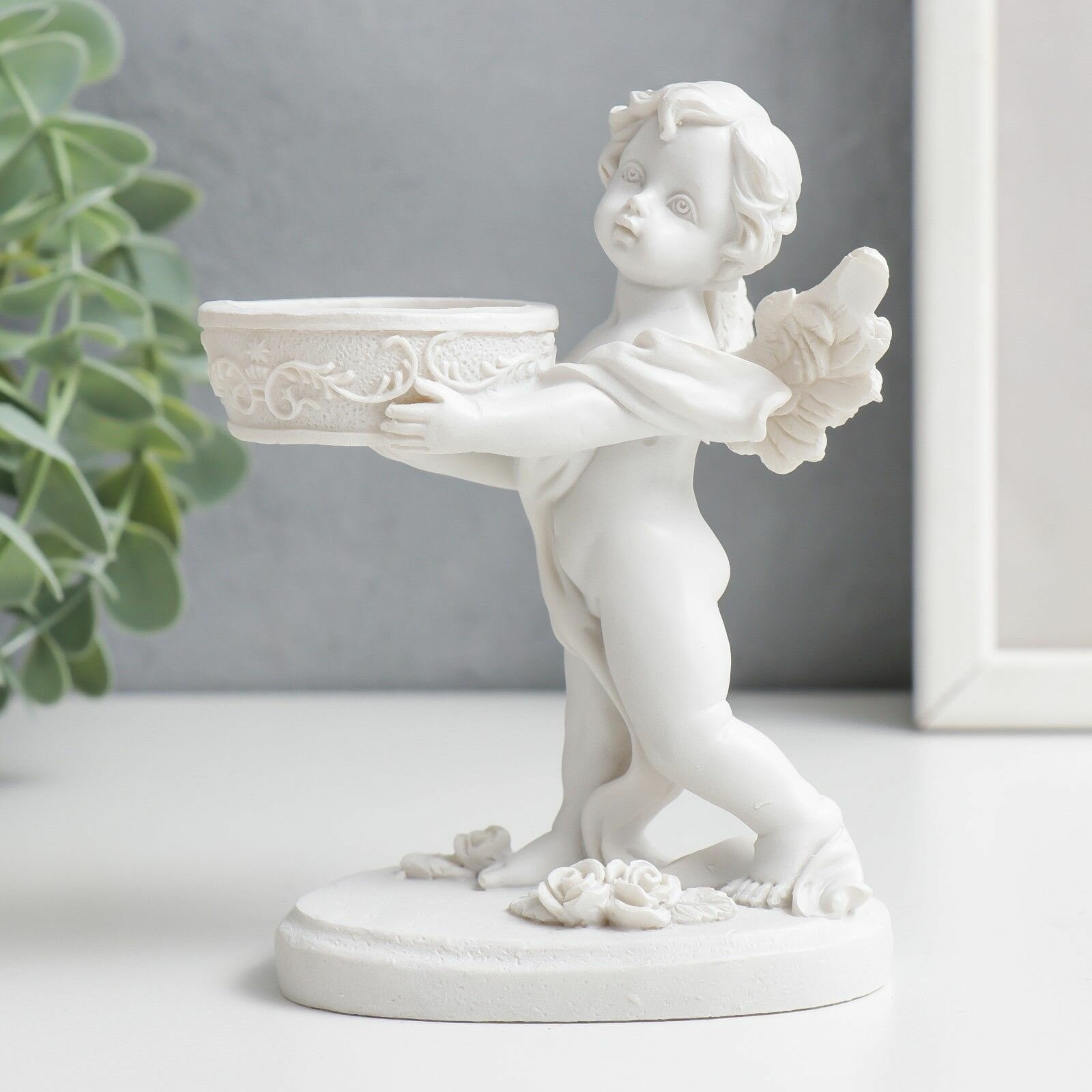 Подсвечник полистоун 