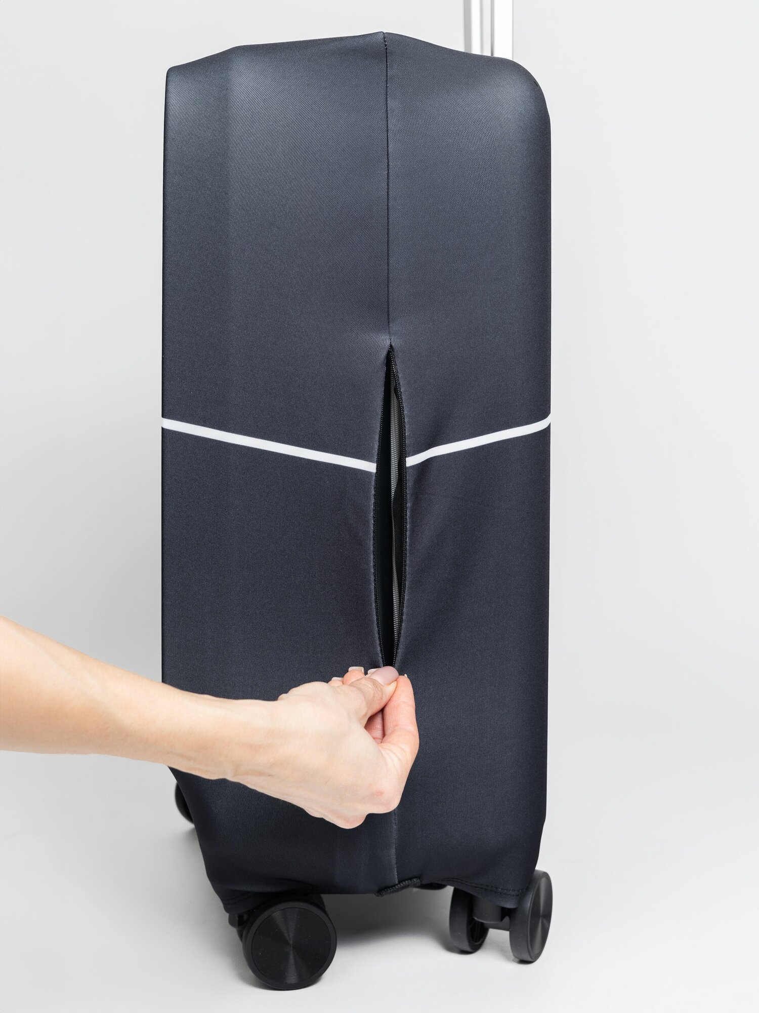 Чехол для чемодана Twinkle, размер M, черный, оранжевый — фото 1