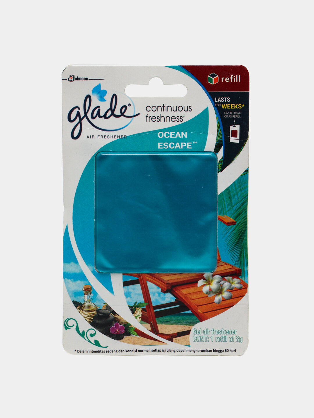 Гелевый ароматизатор Glade "Flower Nectar", освежает воздух до 30 дней, 8 г — фото 1