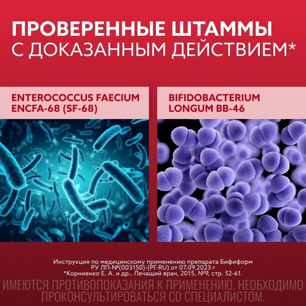 Препараты Для Лечения Вич-Инфекции Бифиформ, капсулы, 15 шт.