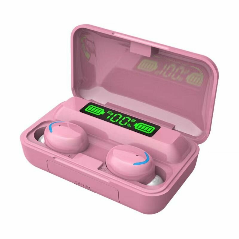 Беспроводные наушники F9 c микрофоном и PowerBank TWS