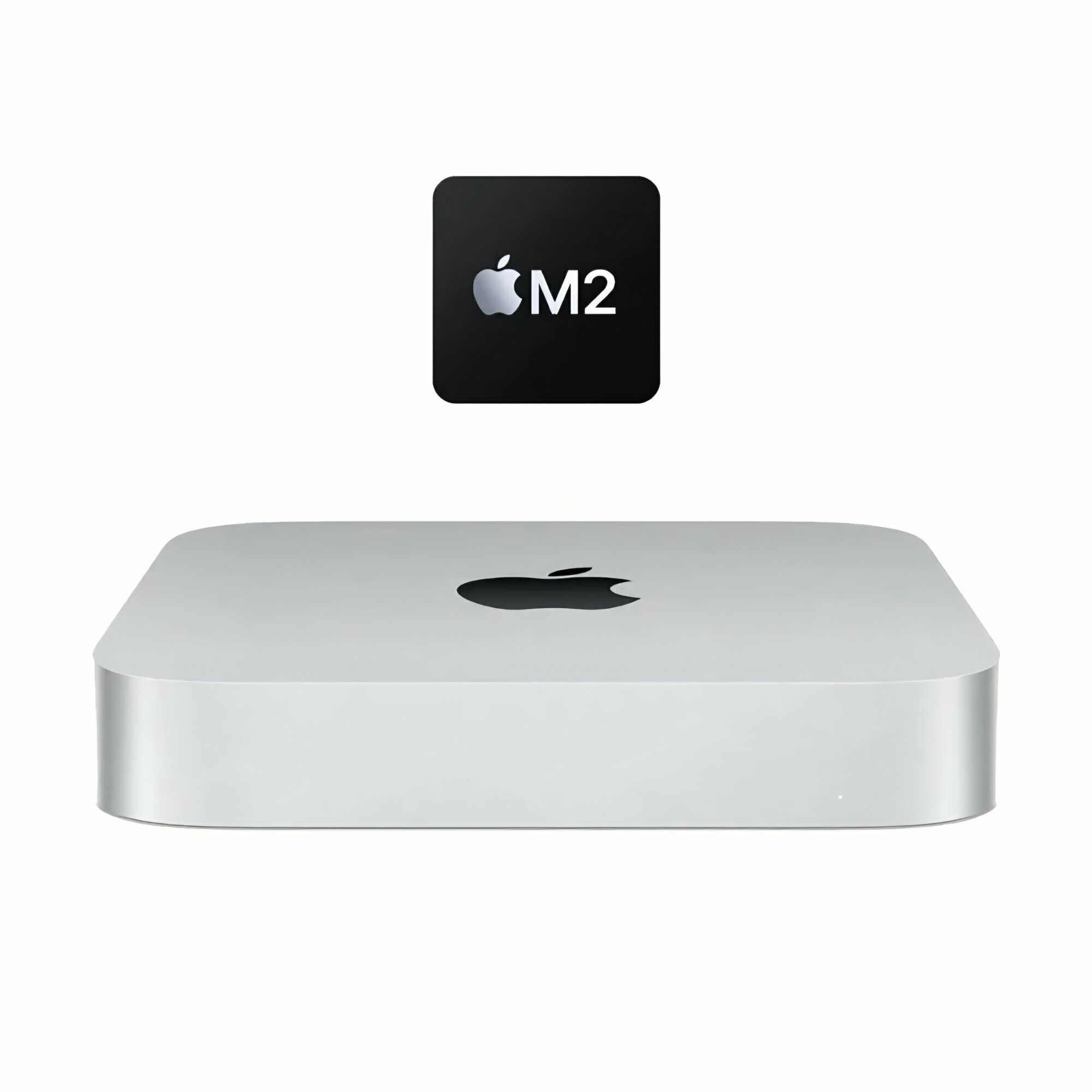 Apple Настольный компьютер Apple Mac mini 2023 Apple M2, 8GB RAM, 256GB SSD (Cеребристый, 256 ГБ, 8 ГБ, MMFJ3)