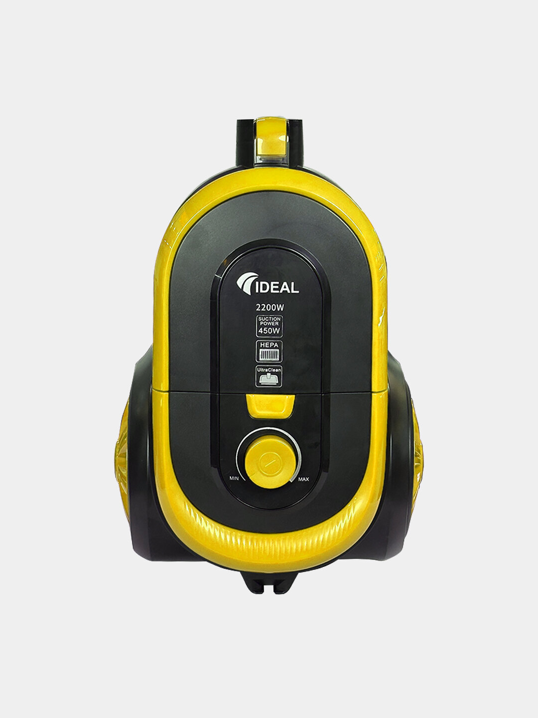Пылесос Ideal "Modern" VC-2010, Желтый. 220Вт/450Вт, контейнер 2л, телескопическая трубка, — фото 1