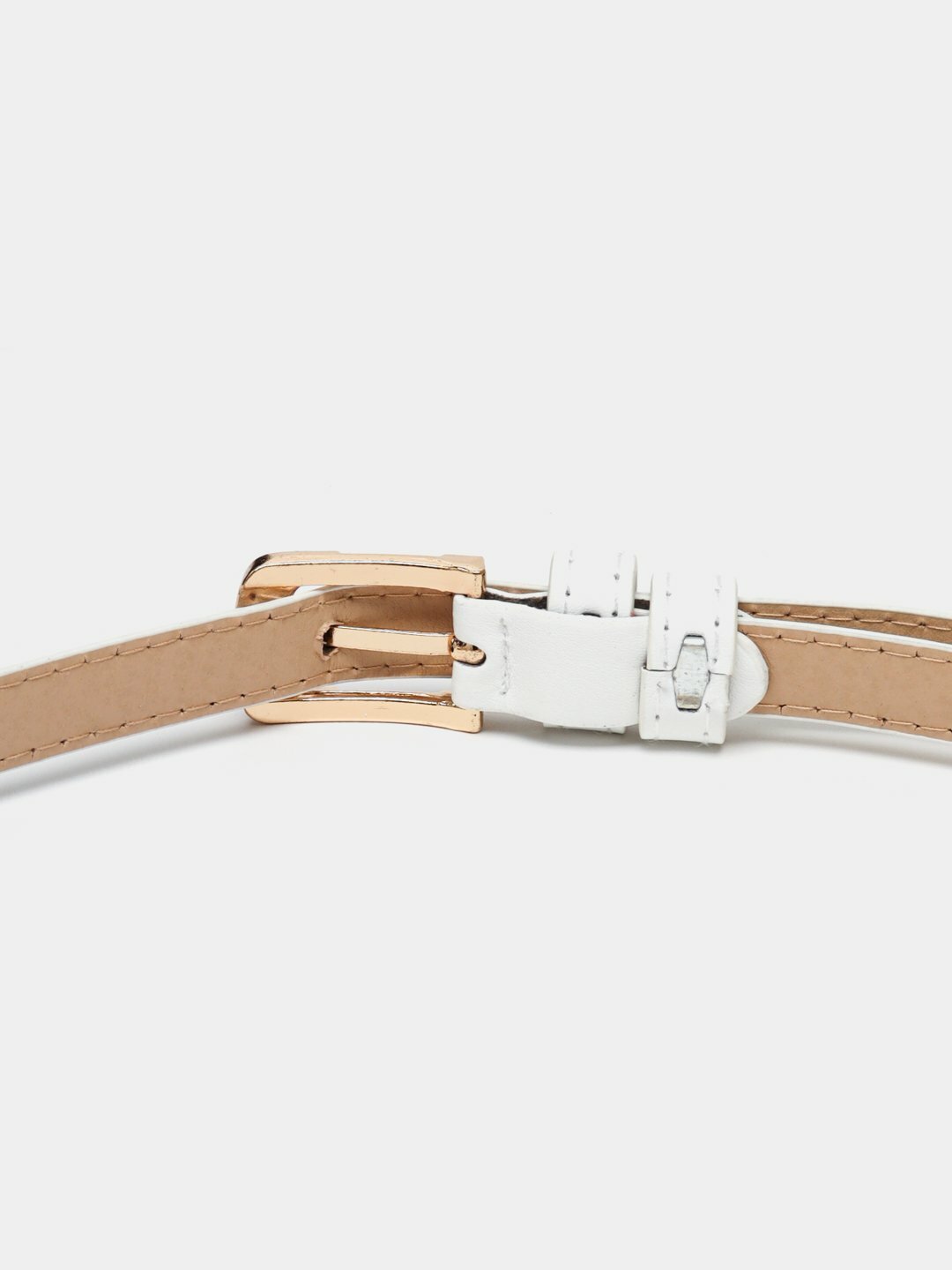 Ремень  для девочек и женщин, кремовый — фото 1