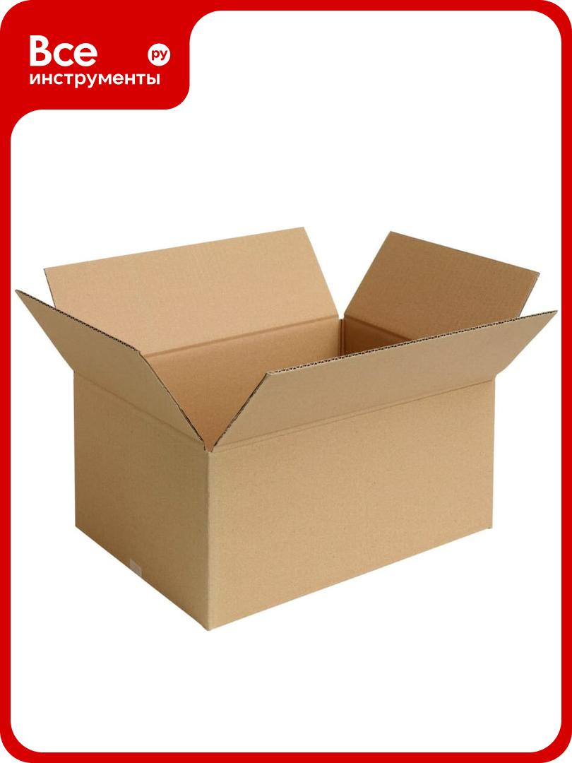 Гофрокороб ООО масса-картон 33 т23в бурый 500x400x300 мм 5шт. 50040030005