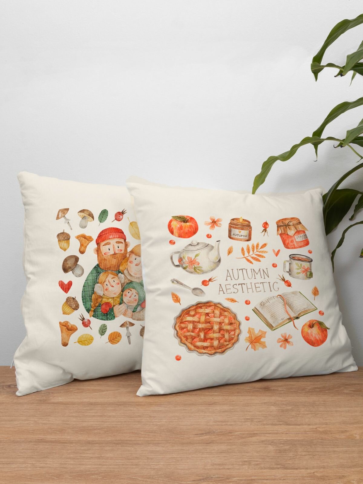 Набор наволочек. Атмосфера осени
