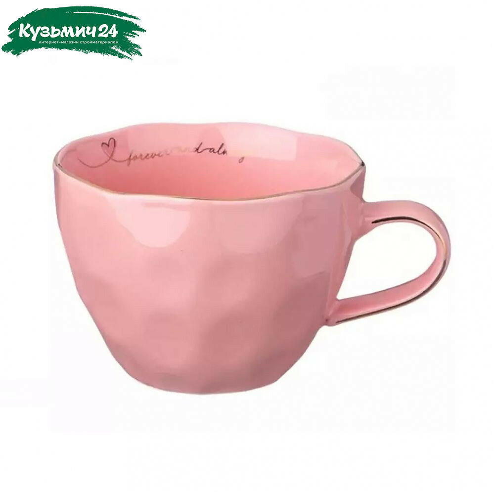 Кружка Lefard Compliment 260-916 фарфор розовый 9х12х13 см 400 мл