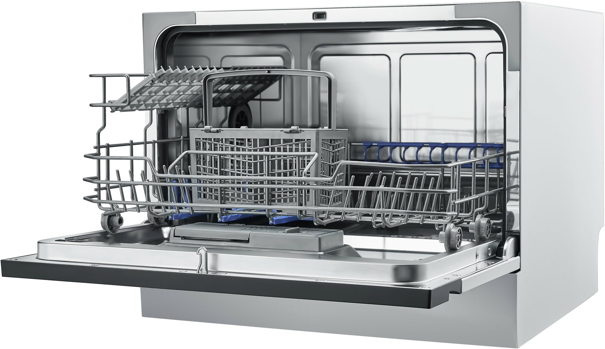 Компактная посудомоечная машина Midea MCFD55S460Si, Серебристый — фото 1