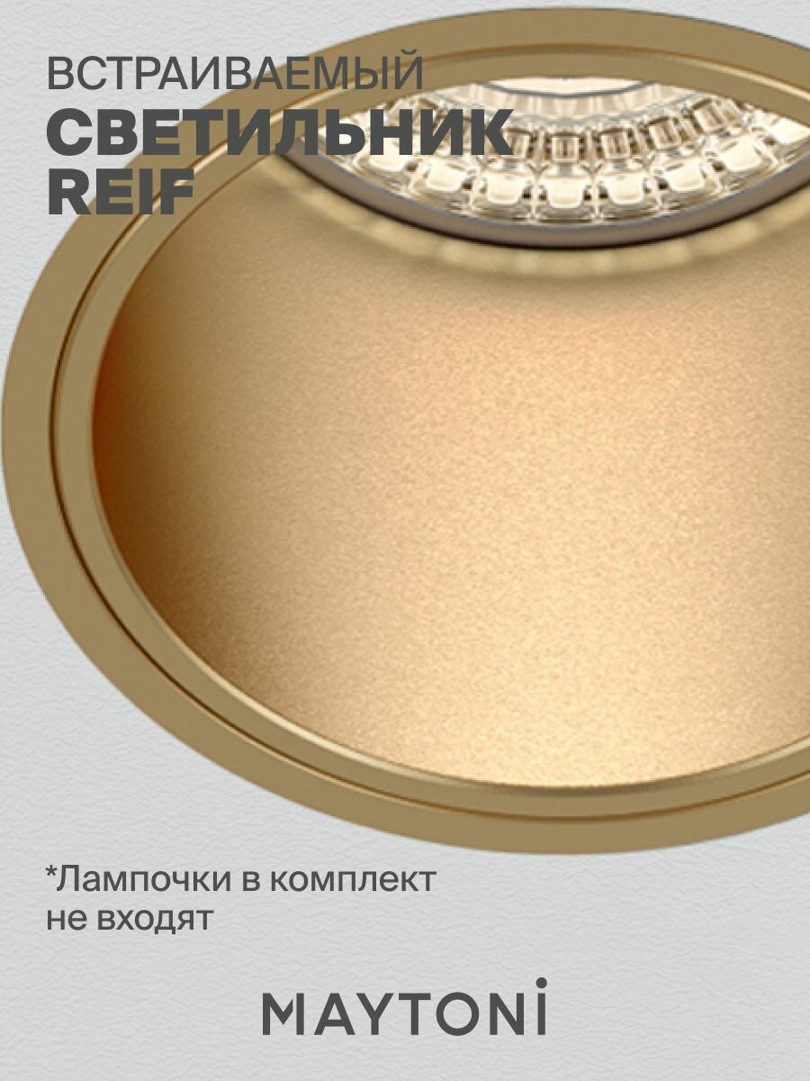 Светильник потолочный встраиваемый Maytoni Technical Reif DL048-01MG — фото 1