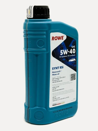 Изображение товара Rowe HIGHTEC SYNT RSi 5W-40 (1л) 20068001099