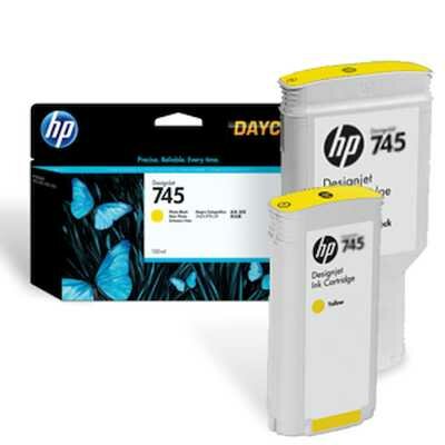 Картридж струйный HP 745 (F9J96A) желтый - фото №5