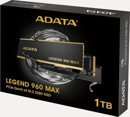 Изображение товара Накопитель SSD AData 1Tb M.2 2280 PCI-E 4.0 x4 1Tb ALEG-960M-1TCS Legend 960 Max