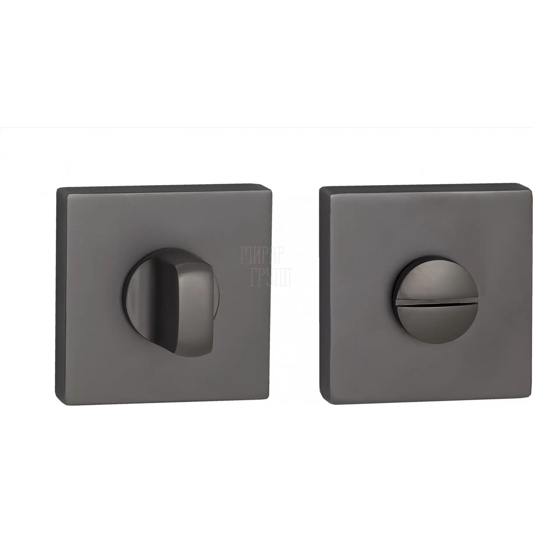 Завертка квадратная к ручкам PUERTO INBK AL 03 черный