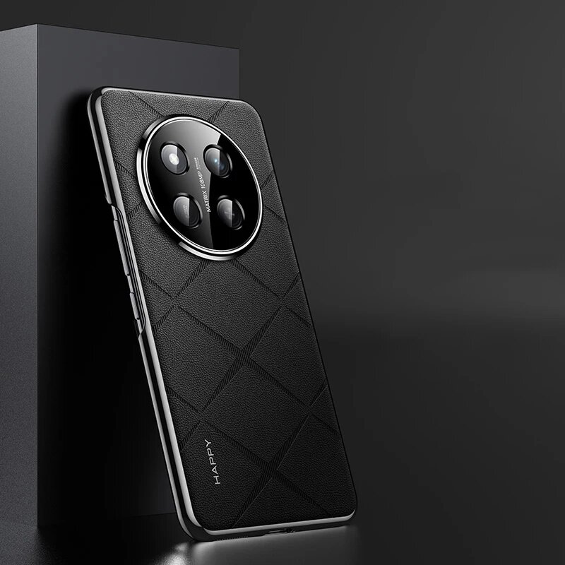 KEYSION чехол из искусственной кожи с сетчатым узором для HONOR X9c 5G X9c Smart Plating PC Phone Cover для Huawei Honor Magic 7 Lite 5G