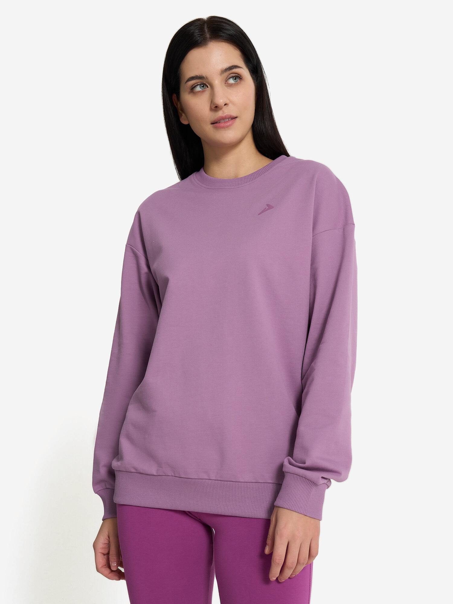Свитшот Demix, размер 42-44, , фиолетовый — фото 1