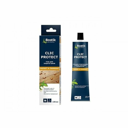 Гель для герметизации стыков ламината и паркета Bostik Clic Protect 125мл 980₽