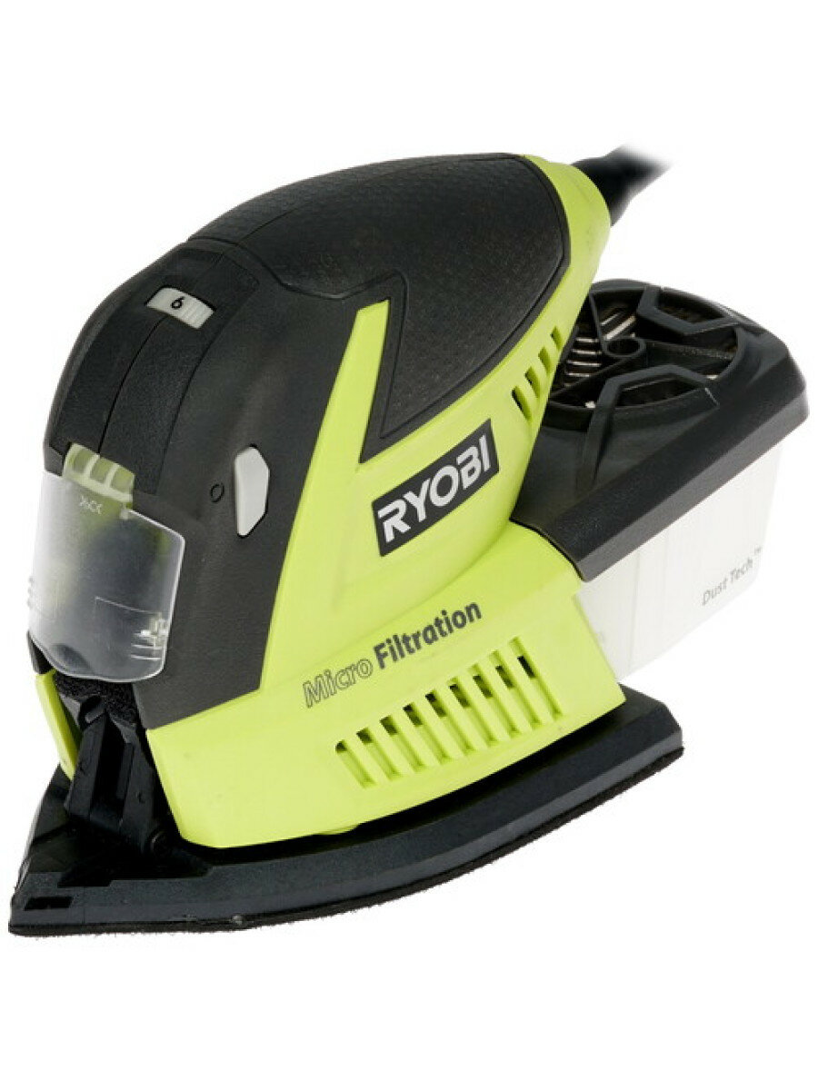 Виброшлифовальная машина Ryobi RMS180-SA30 + набор шлифлистов RMS180-SA30