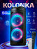 Колонка беспроводная музыкальная, Bluetooth портативная, с микрофоном для караок...