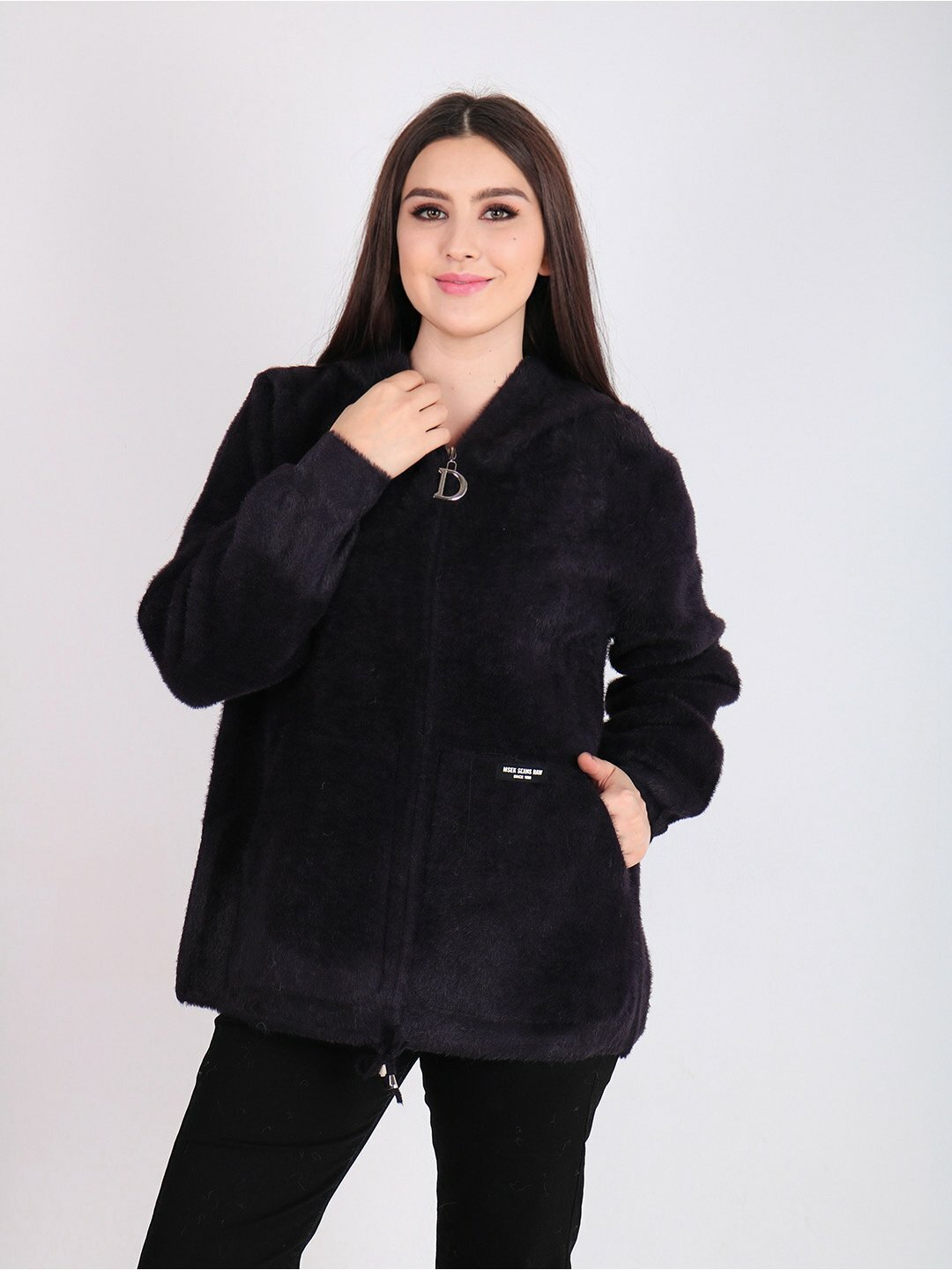 Пальто, размер One Size, темно-коричневый — фото 1