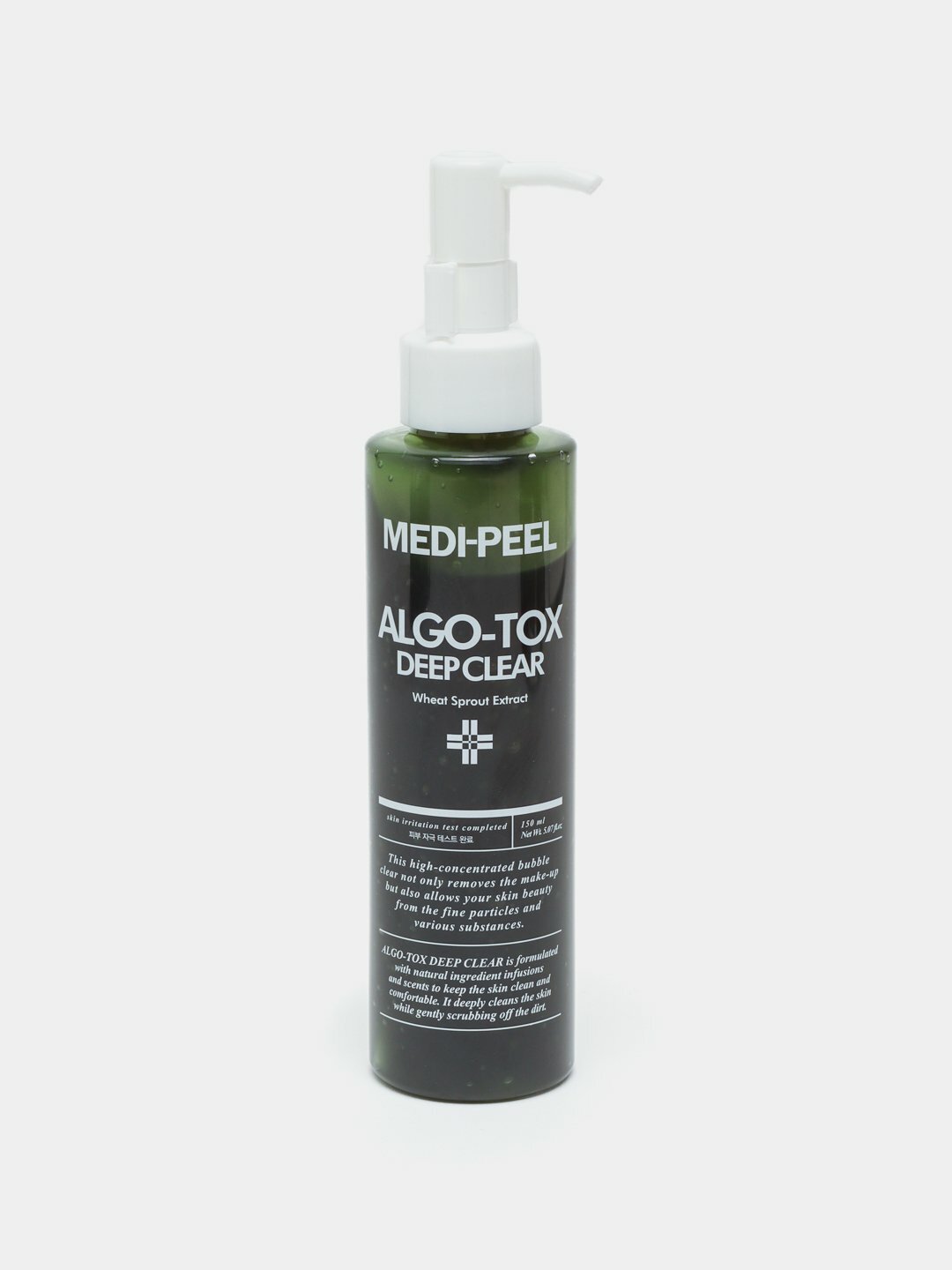 Гель пенка для умывания лица очищающий Medi-Peel Algo-Tox Deep Clear, vita cleanser, 150 мл, Зеленый — фото 1