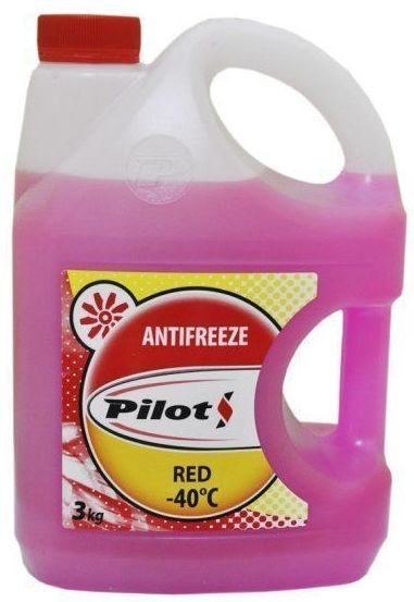 Антифриз PILOTS Red Line красный 40 3кг 3224