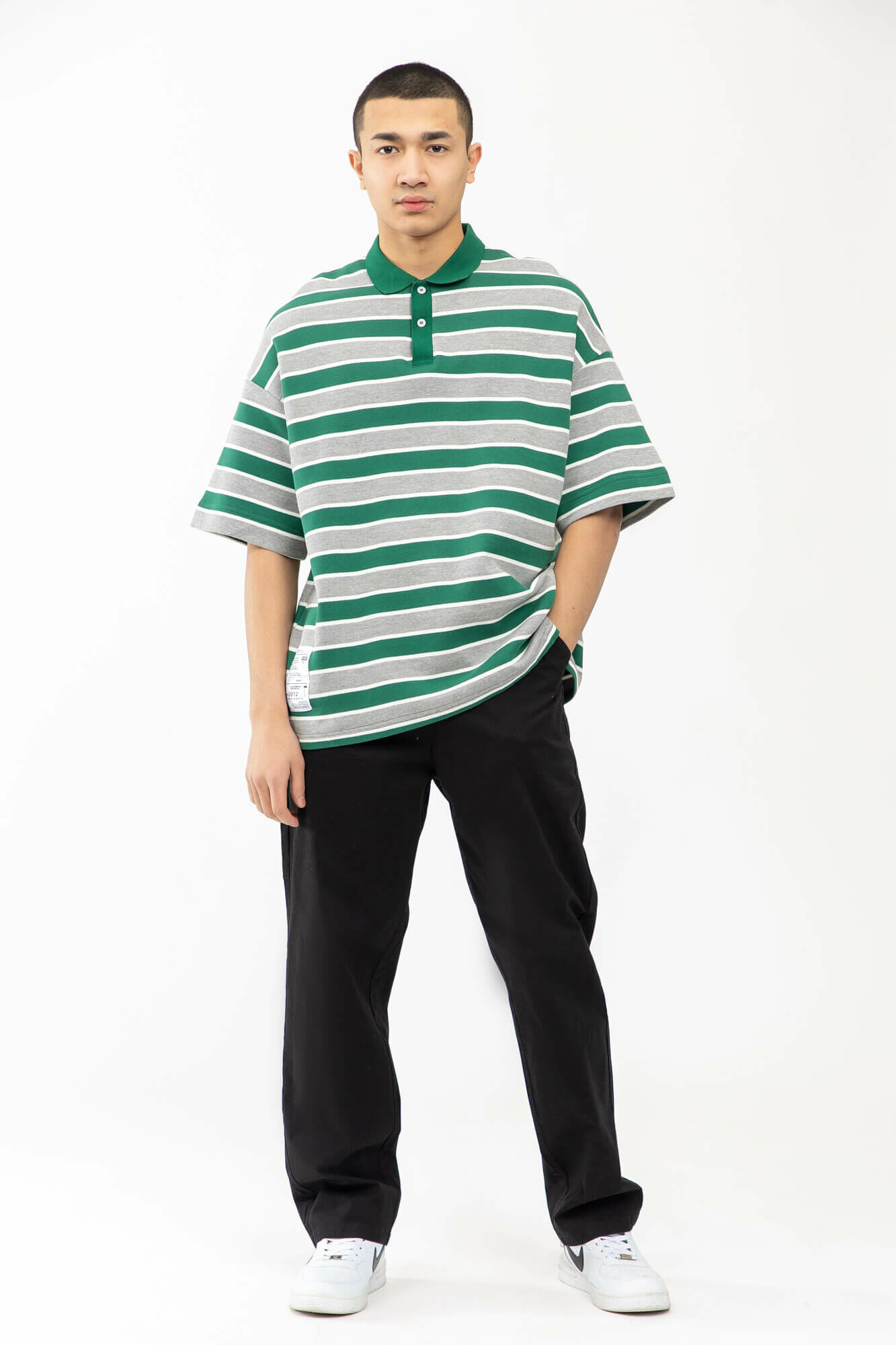 Поло спортивное TERRA PRO, размер L, green — фото 1