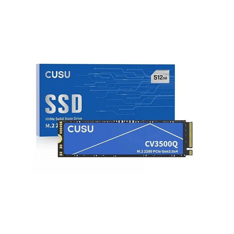 Твердотельный накопитель Cusu CV3500Q, 512Gb, (NVMe, SSD M.2, PCIe3.0)