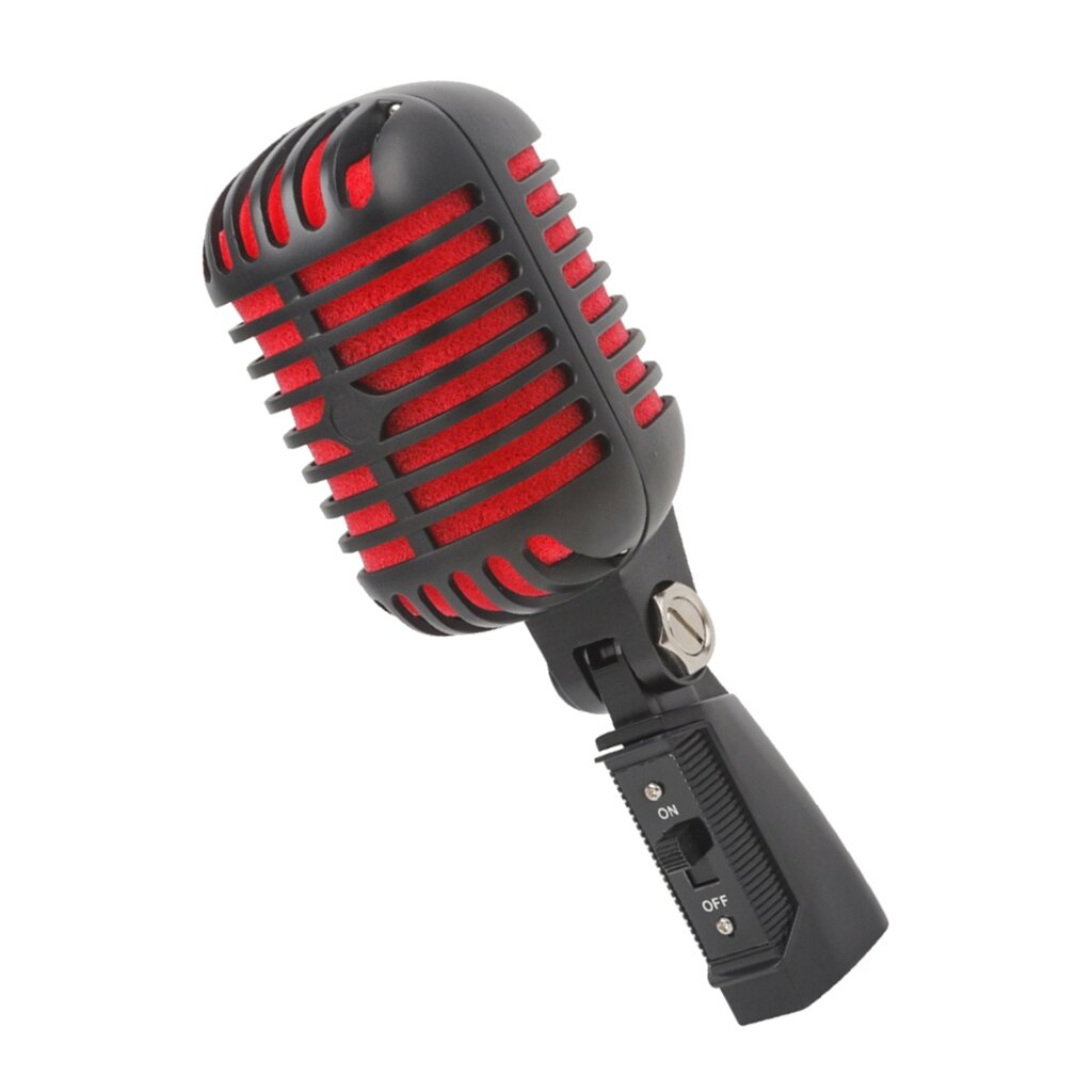 Классический ретро динамический микрофон-черный
