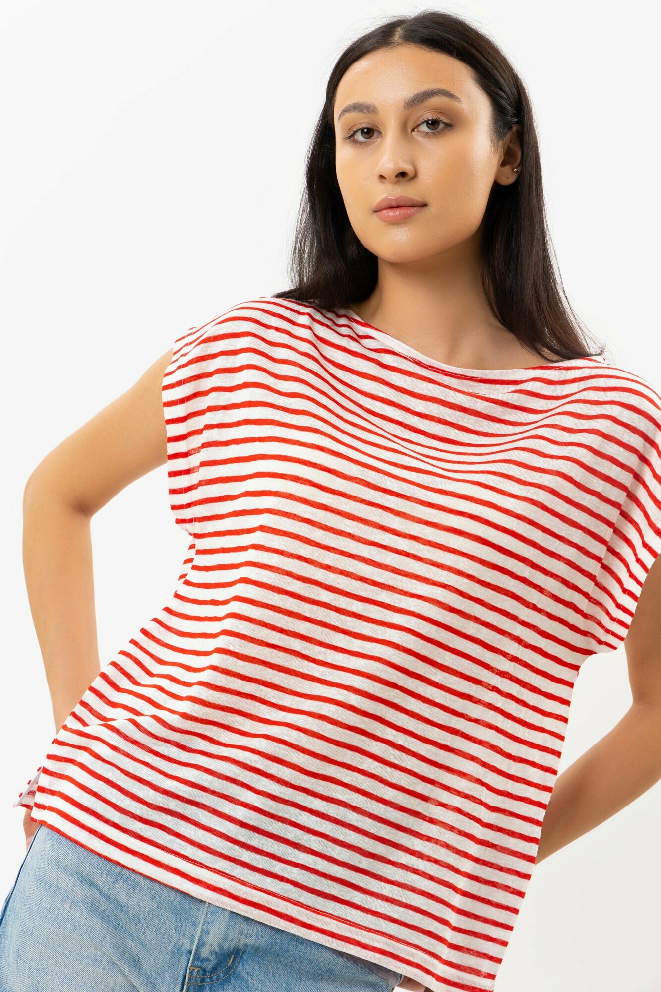 Футболка спортивная TERRA PRO, размер XL, White / Red