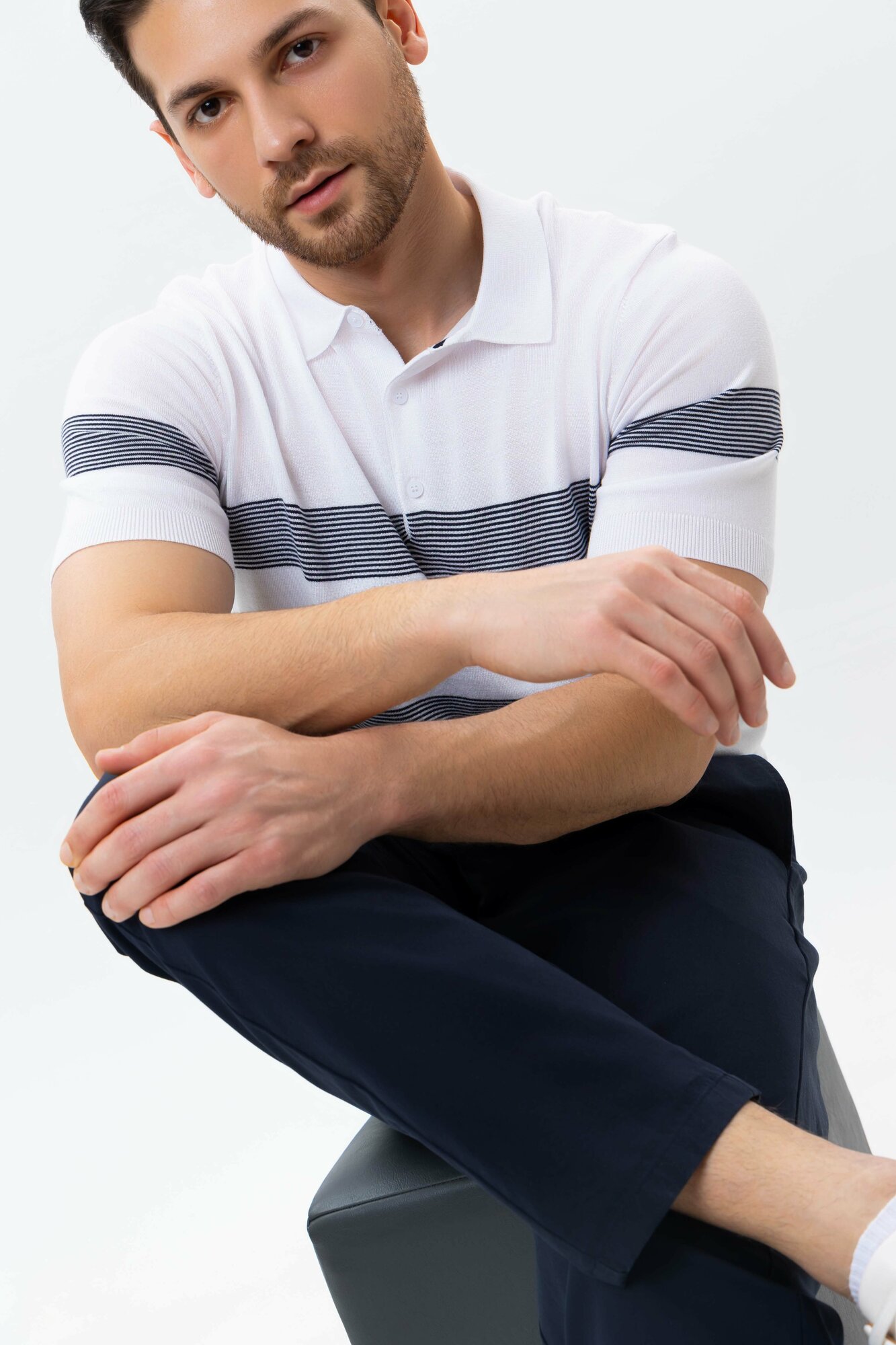 Брюки классические TERRA PRO, размер 31, navy — фото 1