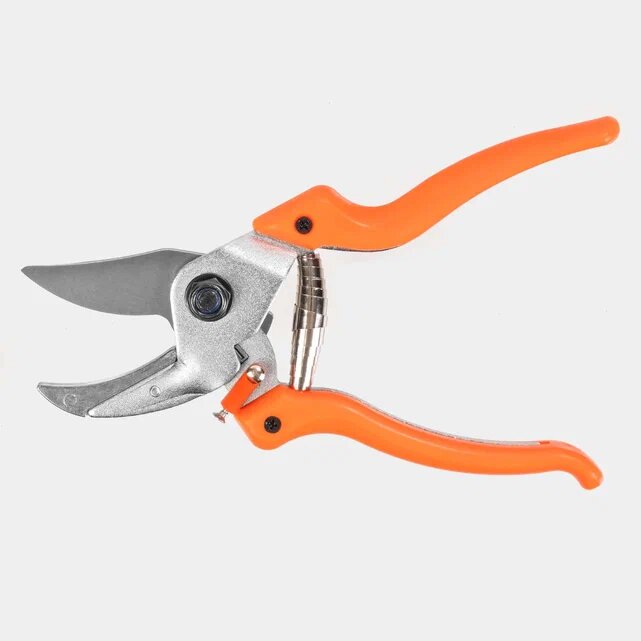 Секатор садовый ручной Blessing 9107, плоскостные стальные лезвия 50мм, пружинный привод — фото 1