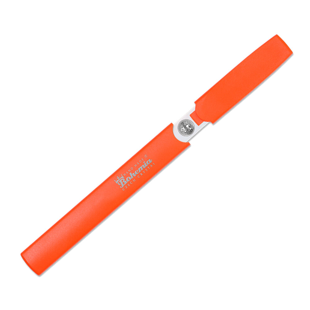 Картинки Пилка для ногтей BOHEMIA Czech Glass Nail Files стеклянная в пластиковом футляре 160мм, 160389