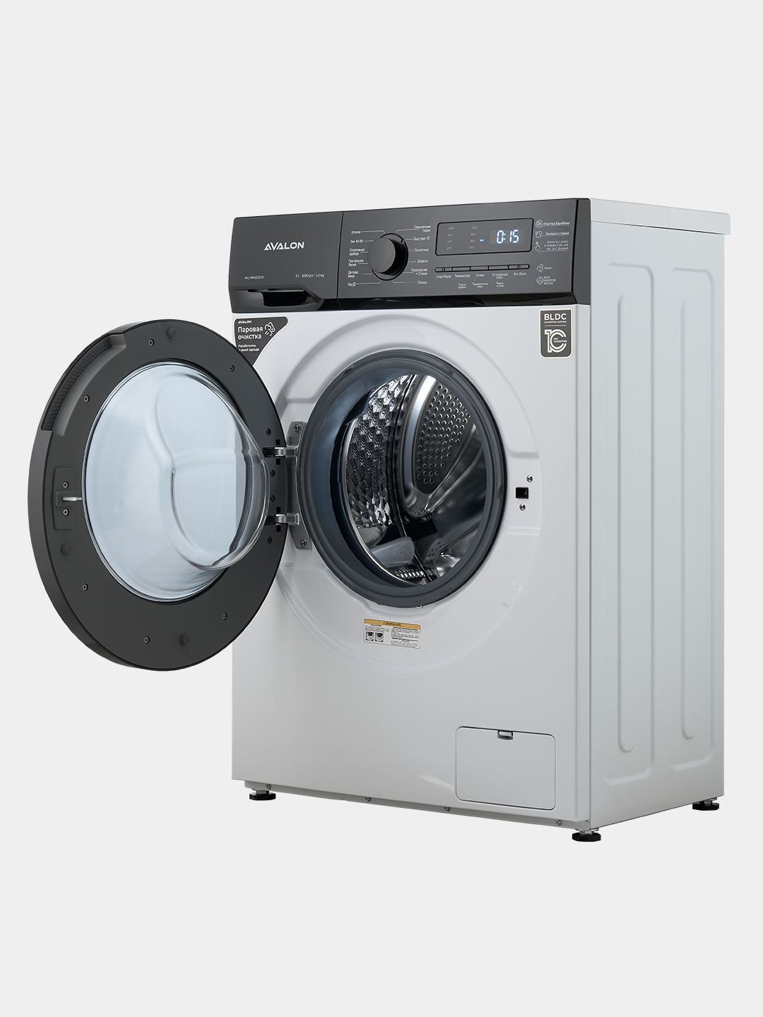 Стиральная машина Avalon AVL-WM 6020 W, инверторный мотор, 12 программ, 6кг, A+++ — фото 1