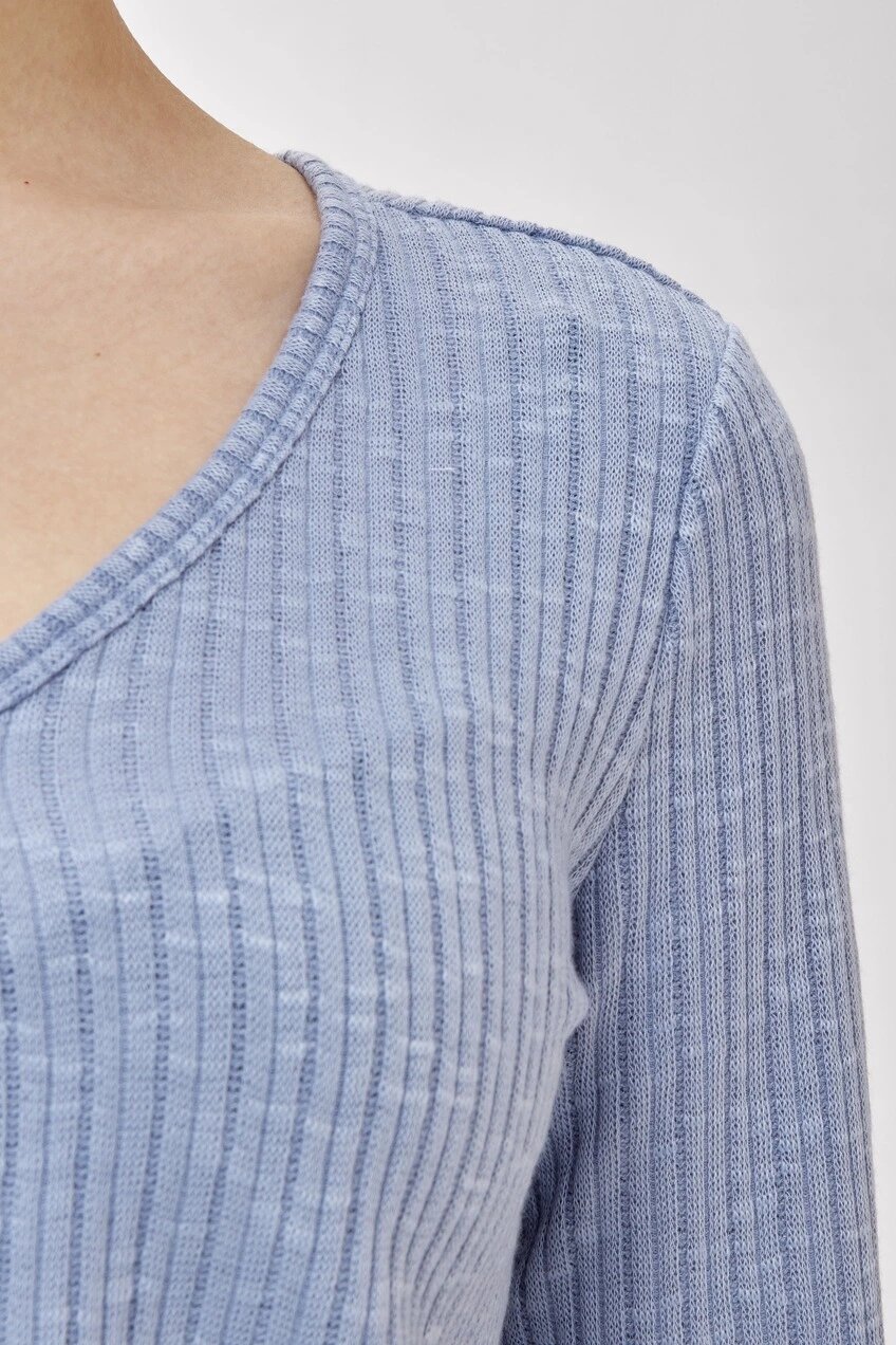 Лонгслив Selfie, размер M, , синий — фото 1