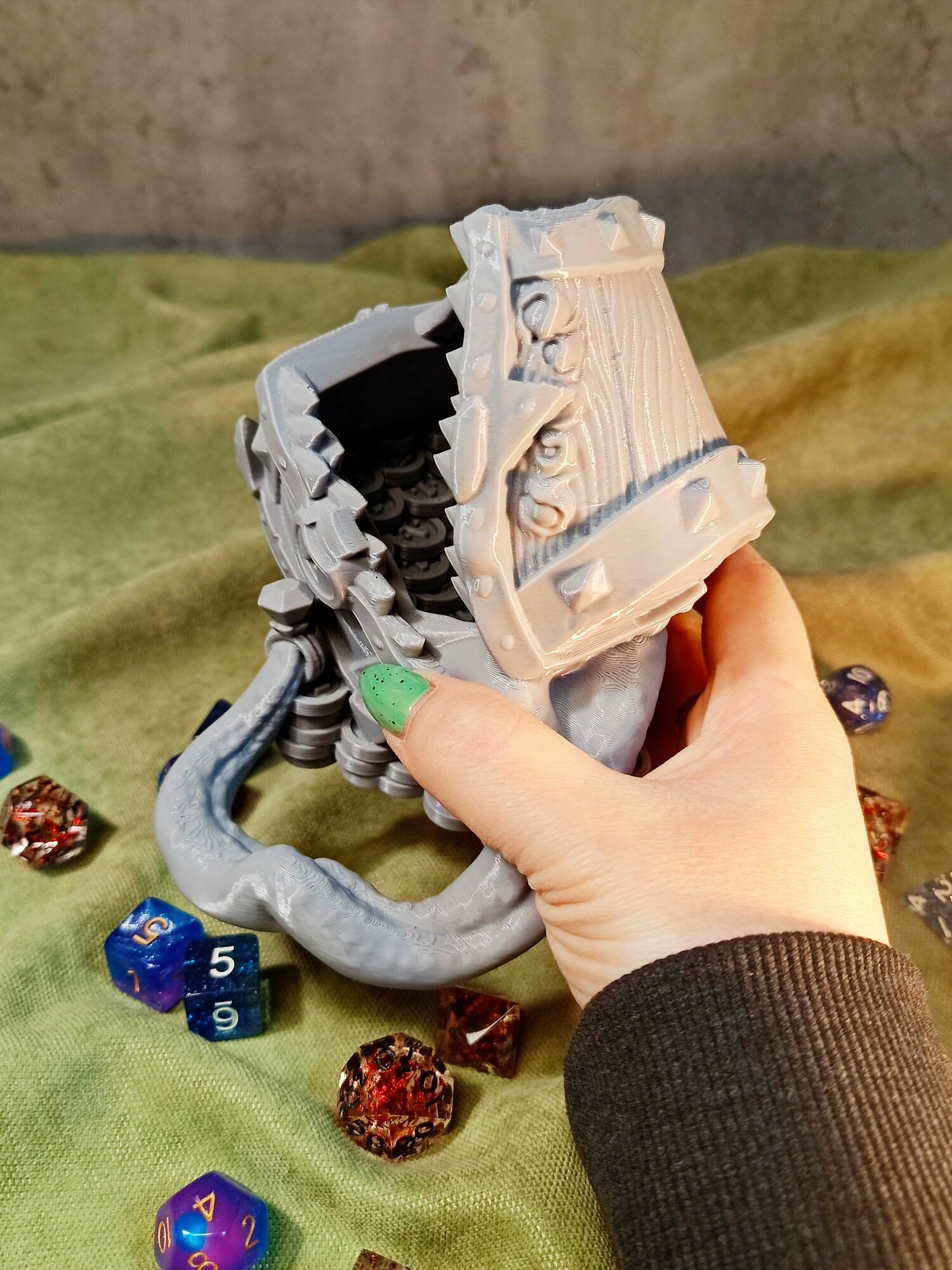 Башня для кубиков дайсов "Мимик" днд Dice Tower Дайстауэр DnD — фото 1