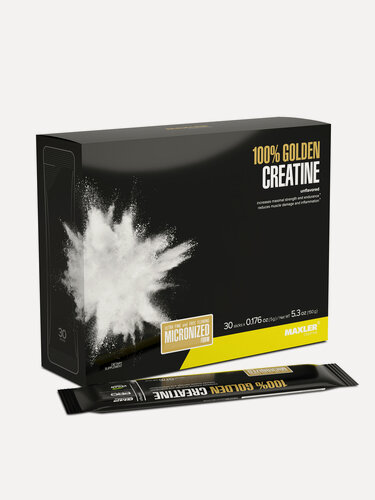 Изображение товара Креатин моногидрат микронизированный Maxler, порошок, 30 стиков по 5 г