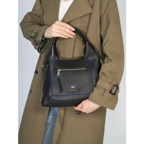 Сумка LABBRA фактура тиснение черный голубой серый 19054₽