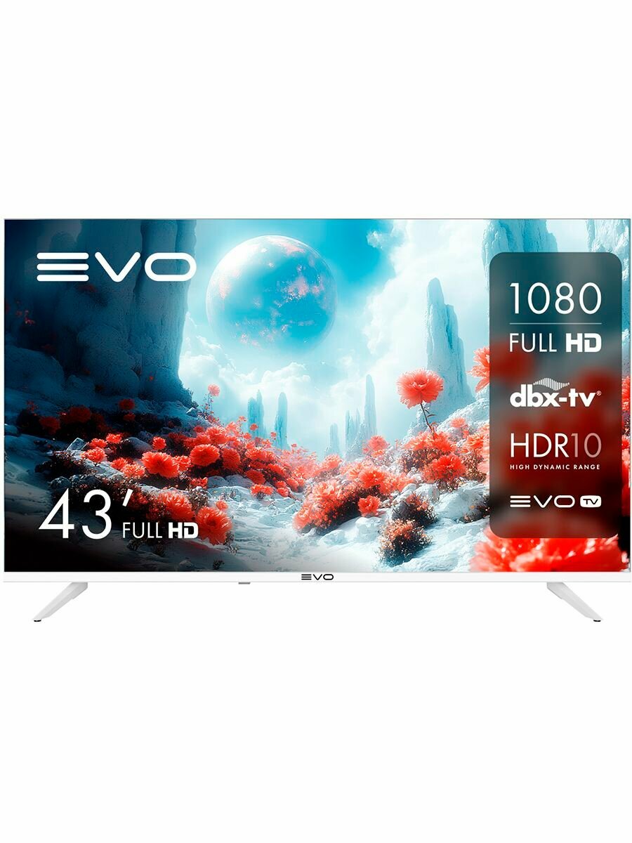 Телевизор EVO TV 43 White