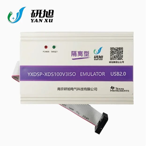 Yanxu XDS100V3 Изоляционный симулятор/погрузчик с импульсным пересечением напряжения TIDSP Программатор Win10, XDS100V3