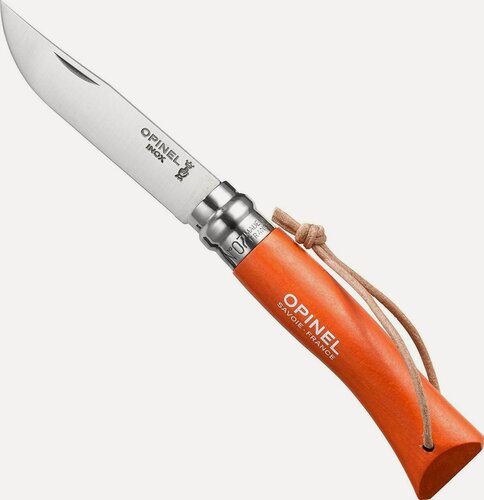 Изображение товара Нож туристический Opinel №7 Trekking нержавеющая сталь, оранжевый, 002208