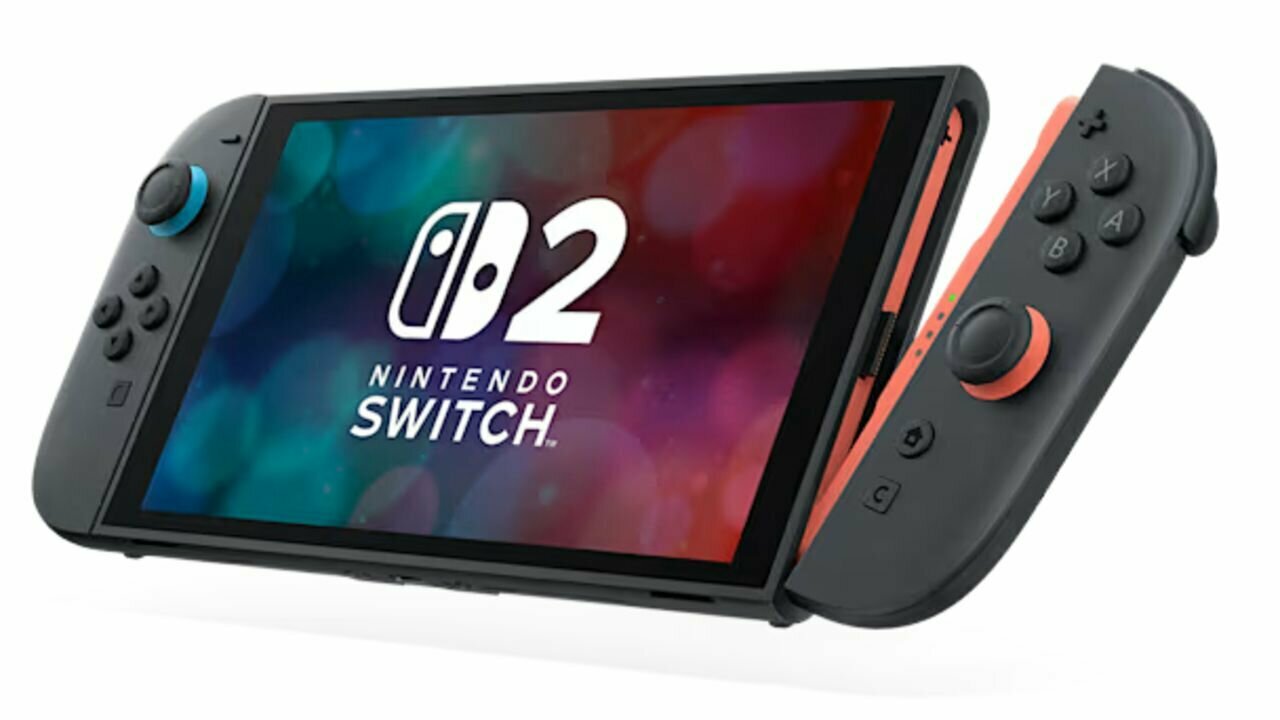 Портативная игровая консоль Nintendo Switch 2 , 256GB , черный/неон — фото 1
