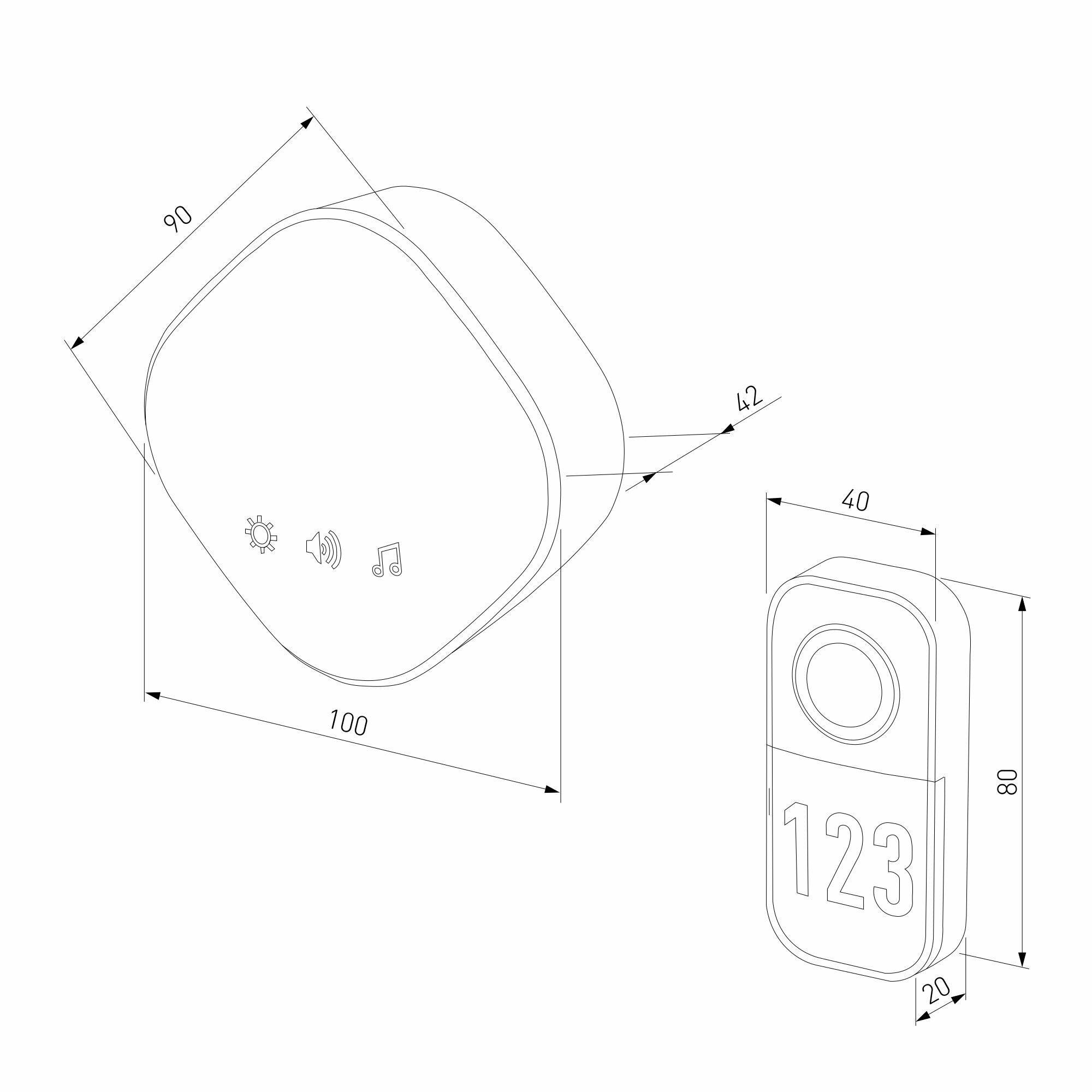 Тестирование дальности сигнала звонка