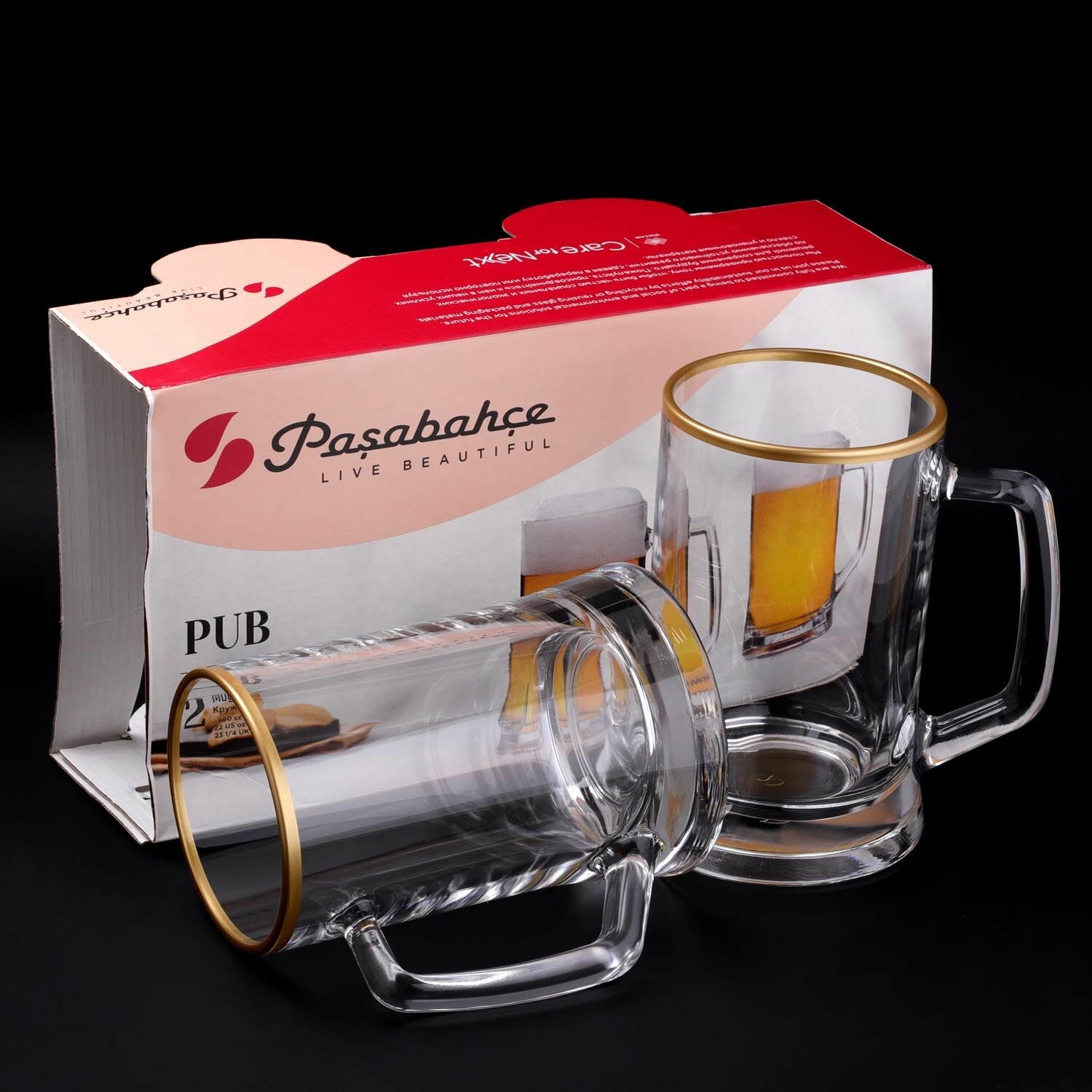 Набор 2-х кружек для пива 500мл — фото 1