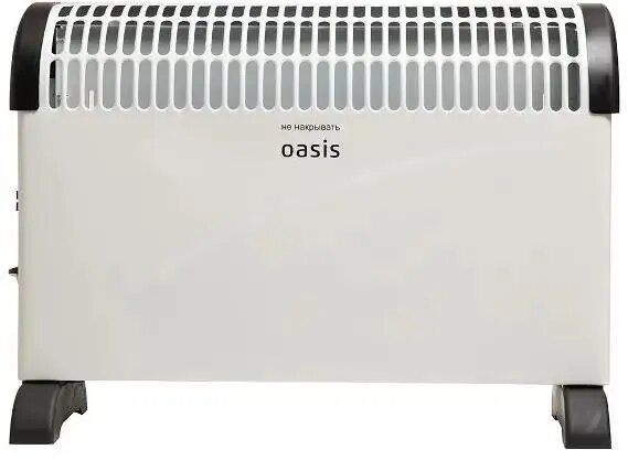 Конвектор OASIS КРО-20 2000Вт с терморегулятором белый