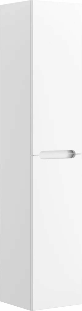 Шкаф пенал для ванной DIWO Коломна подвесной 30x150x30 см белый